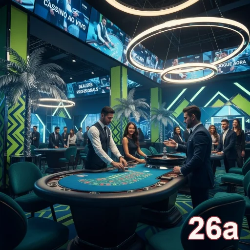 Dealer ao vivo em uma mesa de blackjack no cassino
