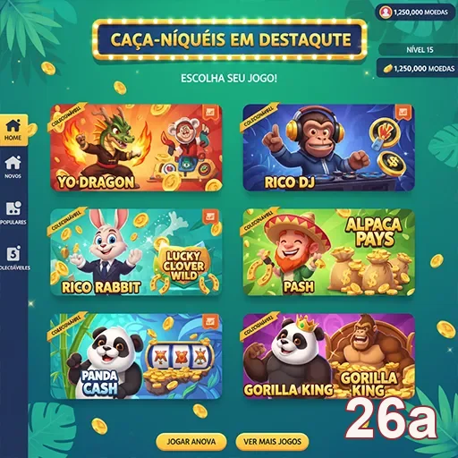Ilustração de Variedade em Slot Games